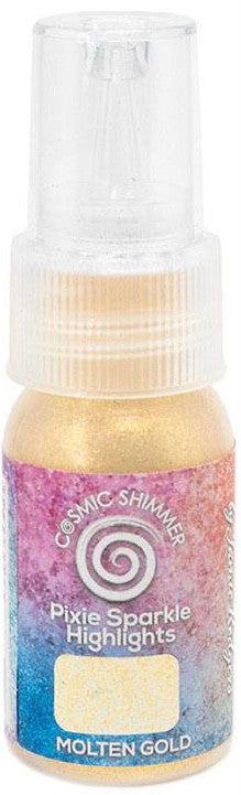 Creative Expressions Cosmic Shimmer Pixie Sparkles Molten Gold